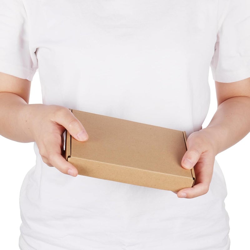 PHAREGE 7x5x1 inch Shipping Boxes Bulk 50 Pack Brown, Tab Lock Tuck Top Mailer Boxes for Packaging Small Business, Small Cardboard Gift Boxes for Wrapping Mailing Present - Image 4